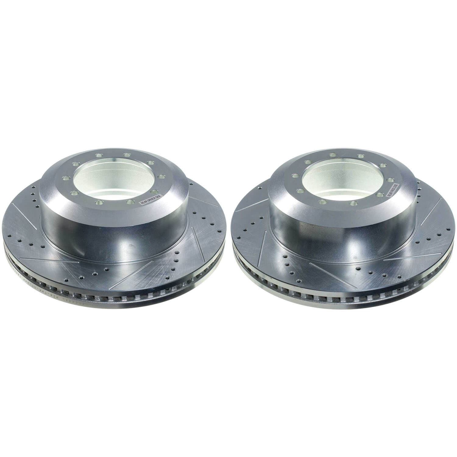 Power Stop AR85222XPR Evolution Performance Vented 1-Piece Drilled And Slotted Rear Brake Rotors for 2023 Ford F-450 Super Duty XL product image