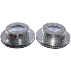 Power Stop AR85224XPR Evolution Performance Vented 1-Piece Drilled And Slotted Rear Brake Rotors for 2023-2024 Ford F-250 Super Duty King Ranch, Lariat, Limited, Platinum, XL, XLT product image