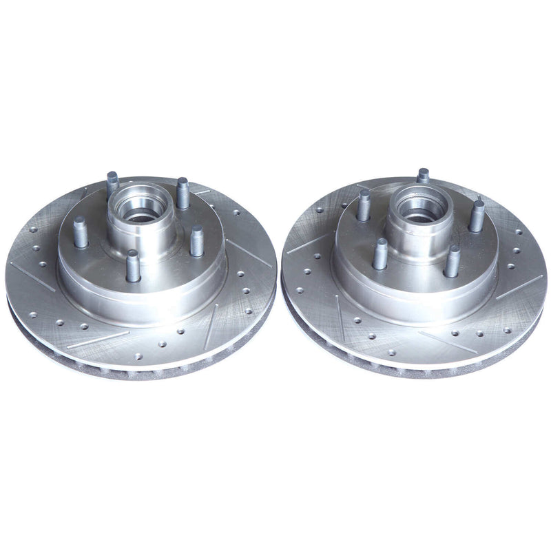 Power Stop AR8548XPR Evolution Performance 1-Piece Drilled And Slotted Front Brake Rotors for 1995 Ford Ranger Splash, XL, XL Sport, XLT product image