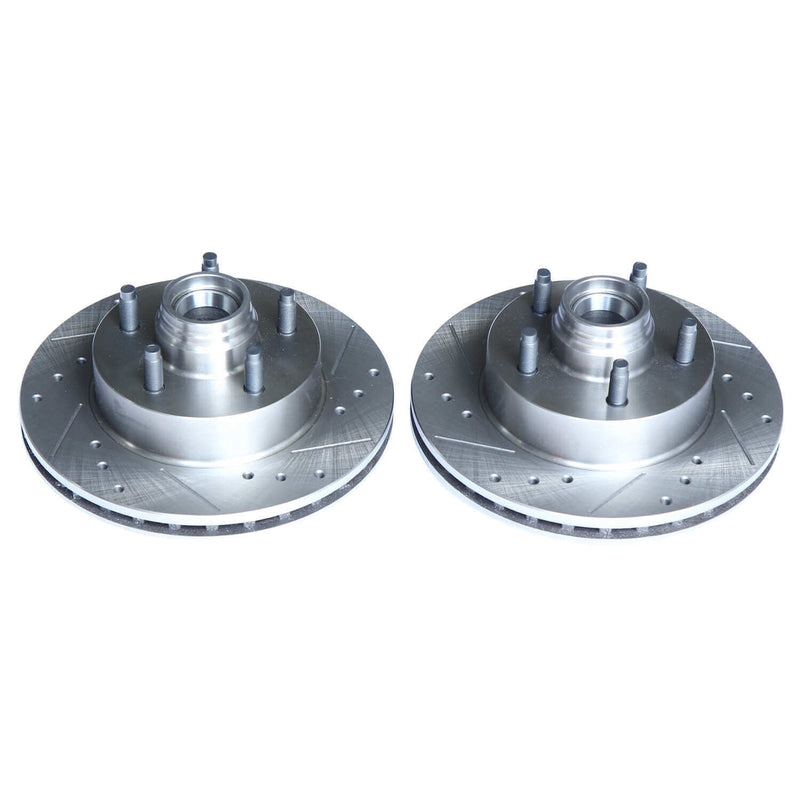 Power Stop AR8577XPR Evolution Performance 1-Piece Drilled And Slotted Front Brake Rotors for 1998 Ford Ranger Splash, XL, XLT Rear Wheel Drive product image