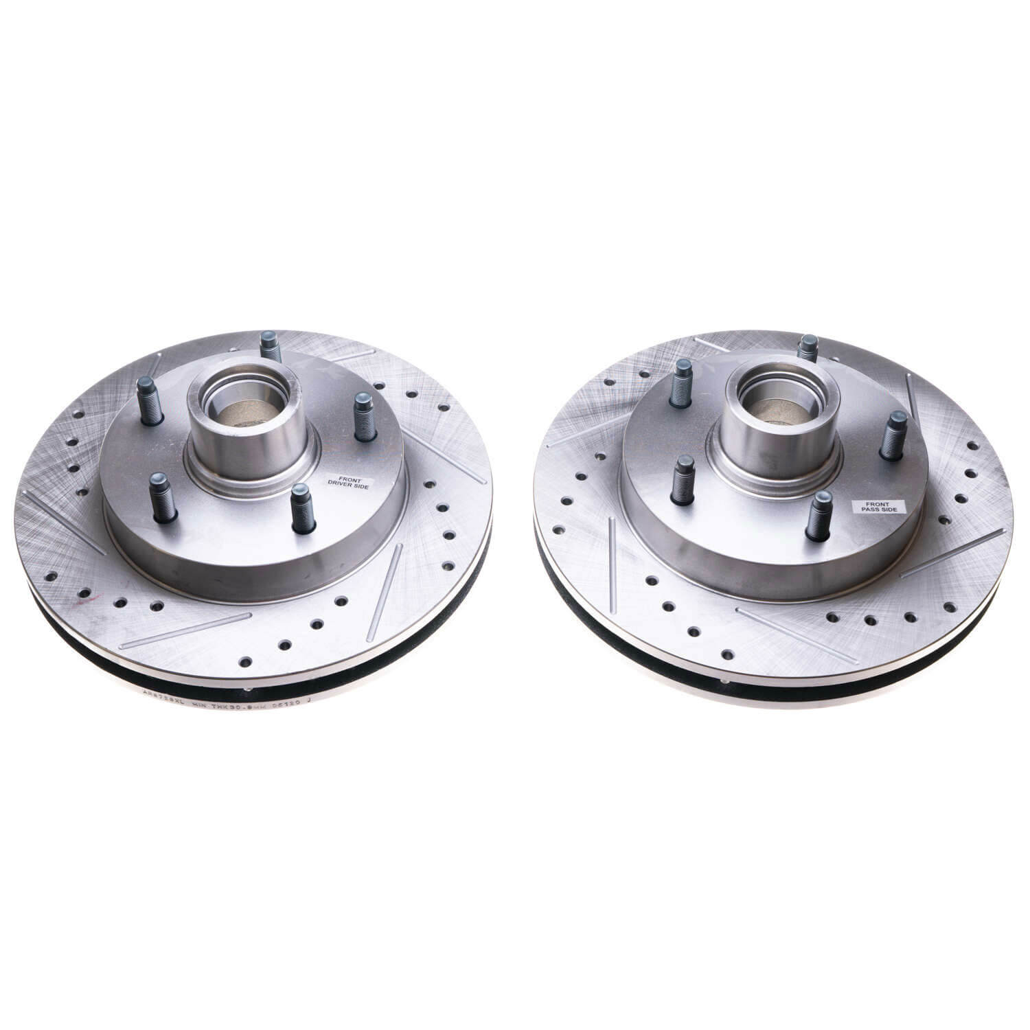 Power Stop AR8728XPR Evolution Performance 1-Piece Drilled And Slotted Front Brake Rotors for 1994-1996 Dodge Ram 1500 Base Rear Wheel Drive product image