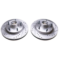 Power Stop AR8728XPR Evolution Performance 1-Piece Drilled And Slotted Front Brake Rotors for 1994-1996 Dodge Ram 1500 Base Rear Wheel Drive product image