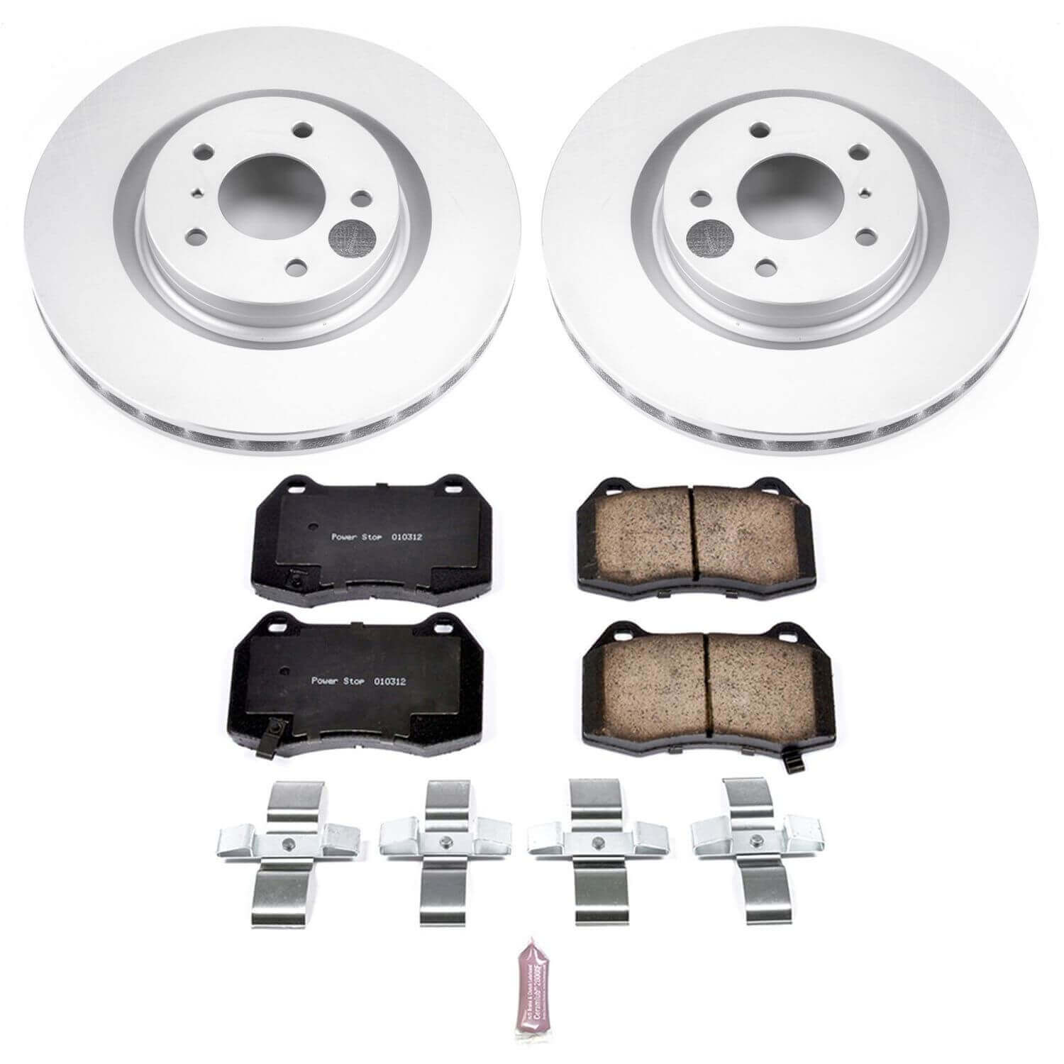 Power Stop CRK104 Z17 Evolution Front Brake Kit for 2003 Infiniti G35 product image