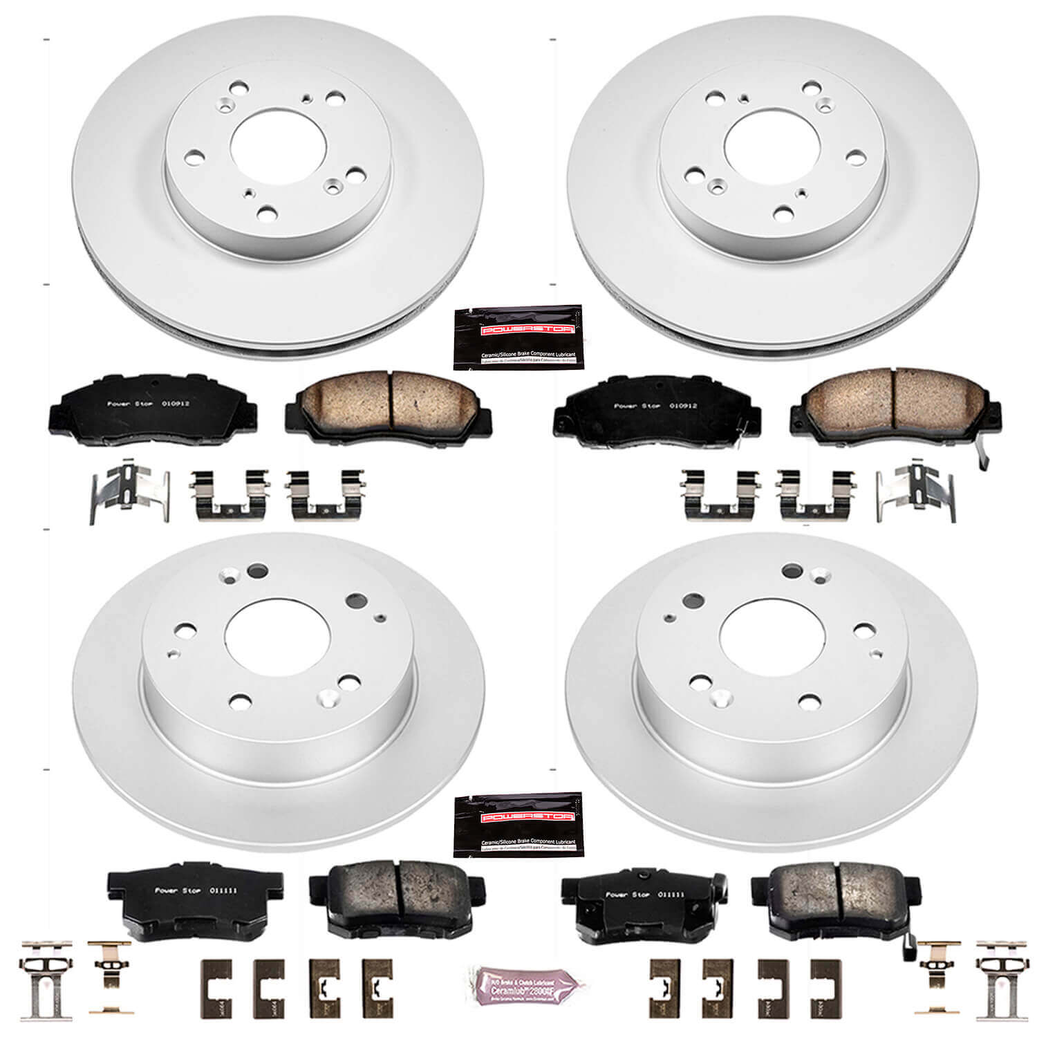 Power Stop CRK1042 - Z17 Evolution Front And Rear Brake Kit vehicle fitment brake part
