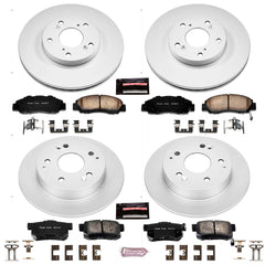 Power Stop CRK1042 - Z17 Evolution Front And Rear Brake Kit vehicle fitment brake part