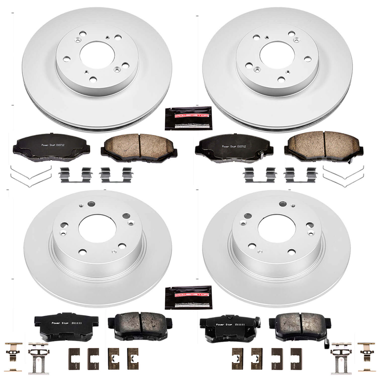 Power Stop CRK1047 - Z17 Evolution Front And Rear Brake Kit vehicle fitment brake part