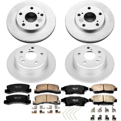 Power Stop CRK1053 Z17 Evolution Front And Rear Brake Kit for 1992-1996 Toyota Camry Rear Disc product image