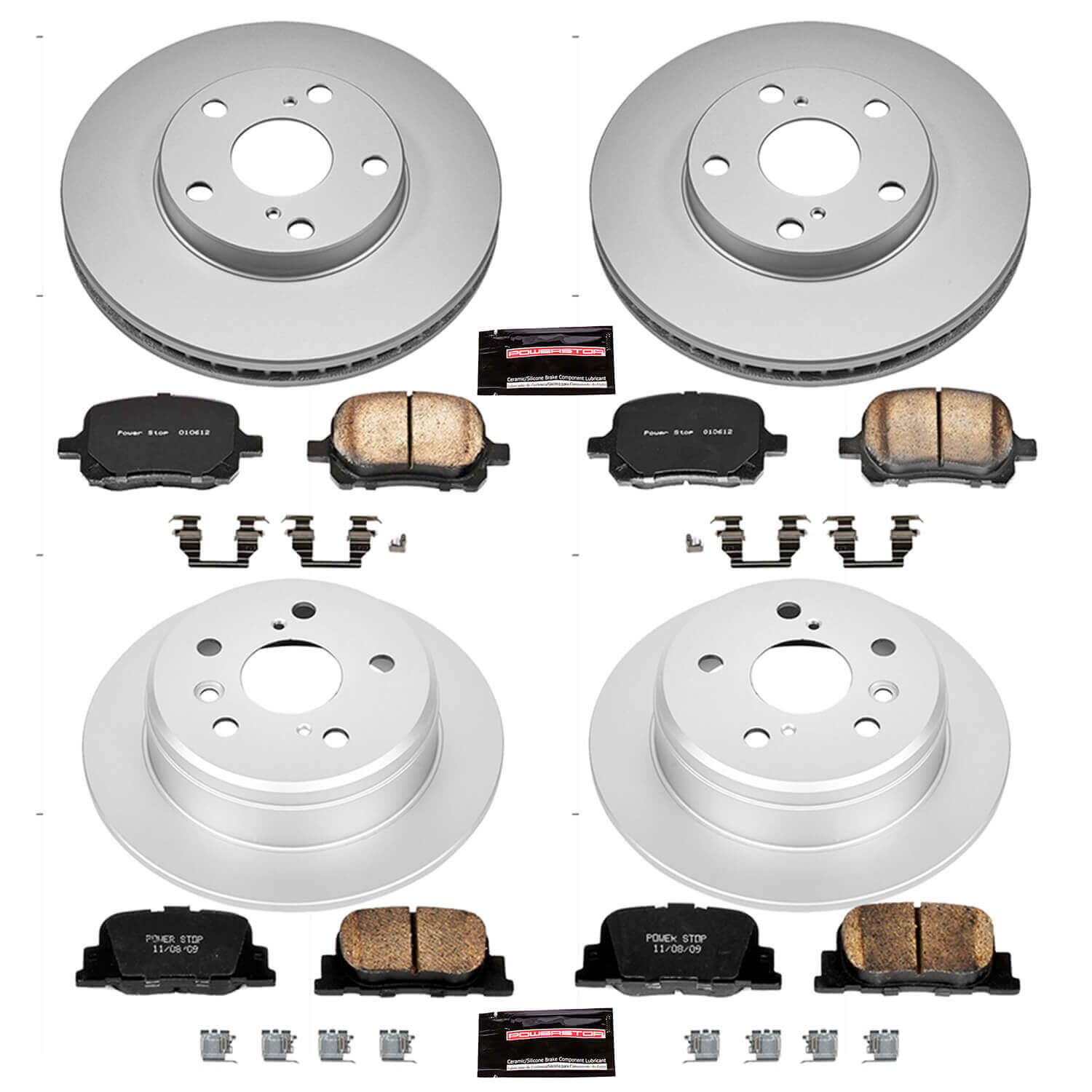 Power Stop CRK1061 - Z17 Evolution Front And Rear Brake Kit vehicle fitment brake part