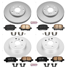 Power Stop CRK1063 - Z17 Evolution Front And Rear Brake Kit vehicle fitment brake part