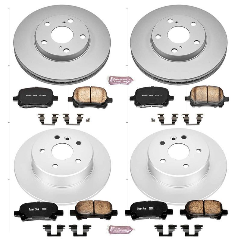 Power Stop CRK1063 - Z17 Evolution Front And Rear Brake Kit vehicle fitment brake part