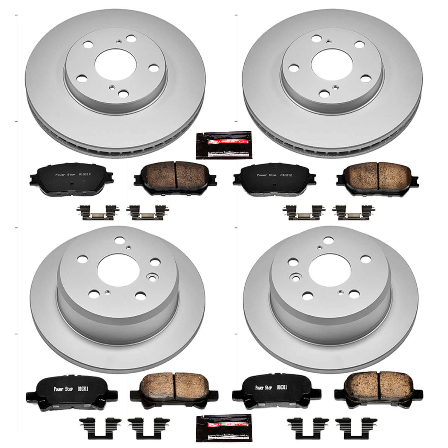 Power Stop CRK1065 - Z17 Evolution Front And Rear Brake Kit vehicle fitment brake part