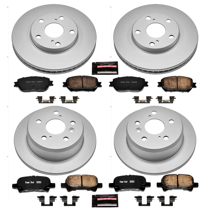 Power Stop CRK1065 - Z17 Evolution Front And Rear Brake Kit vehicle fitment brake part