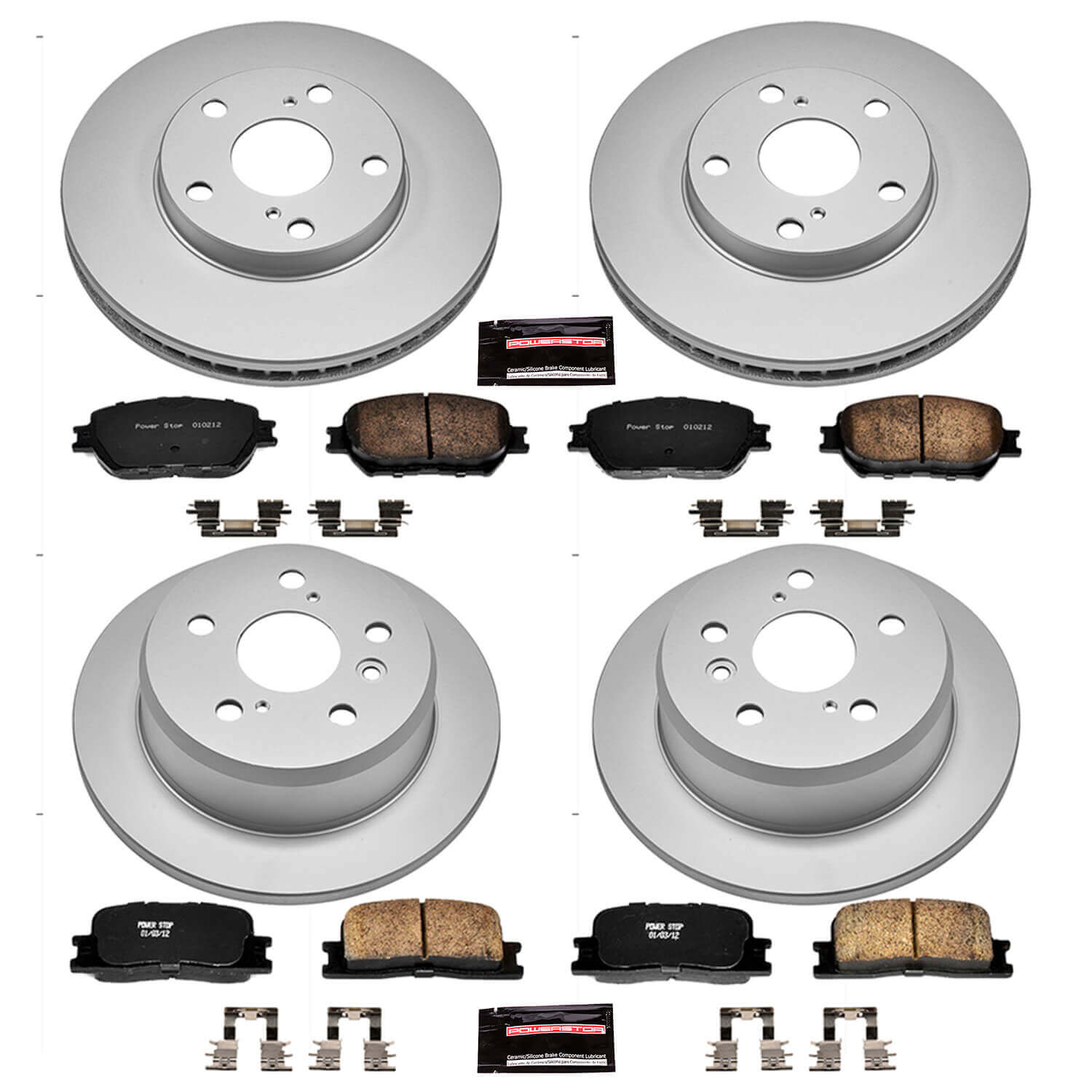 Power Stop CRK1066 - Z17 Evolution Front And Rear Brake Kit vehicle fitment brake part