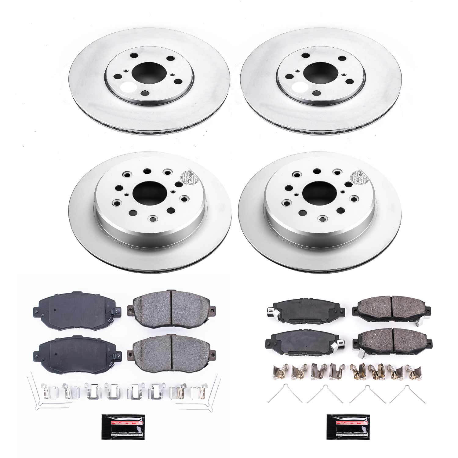 Power Stop CRK1078 Z17 Evolution Front And Rear Brake Kit for 1993-1997 Lexus GS300 product image