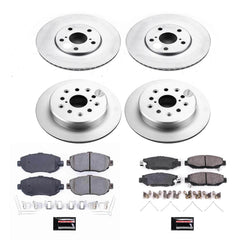 Power Stop CRK1078 Z17 Evolution Front And Rear Brake Kit for 1993-1997 Lexus GS300 product image