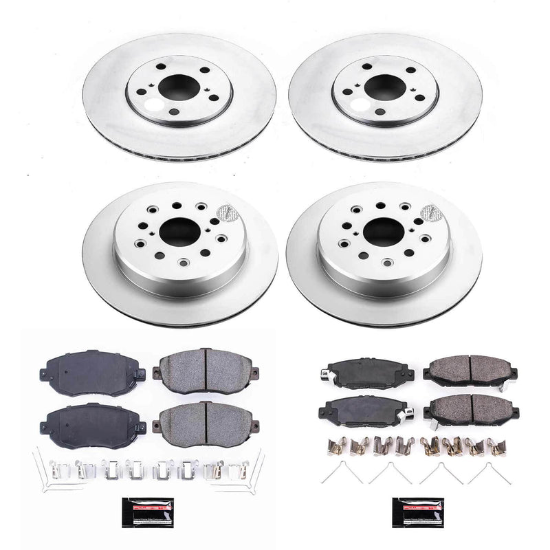 Power Stop CRK1078 Z17 Evolution Front And Rear Brake Kit for 1993-1997 Lexus GS300 product image