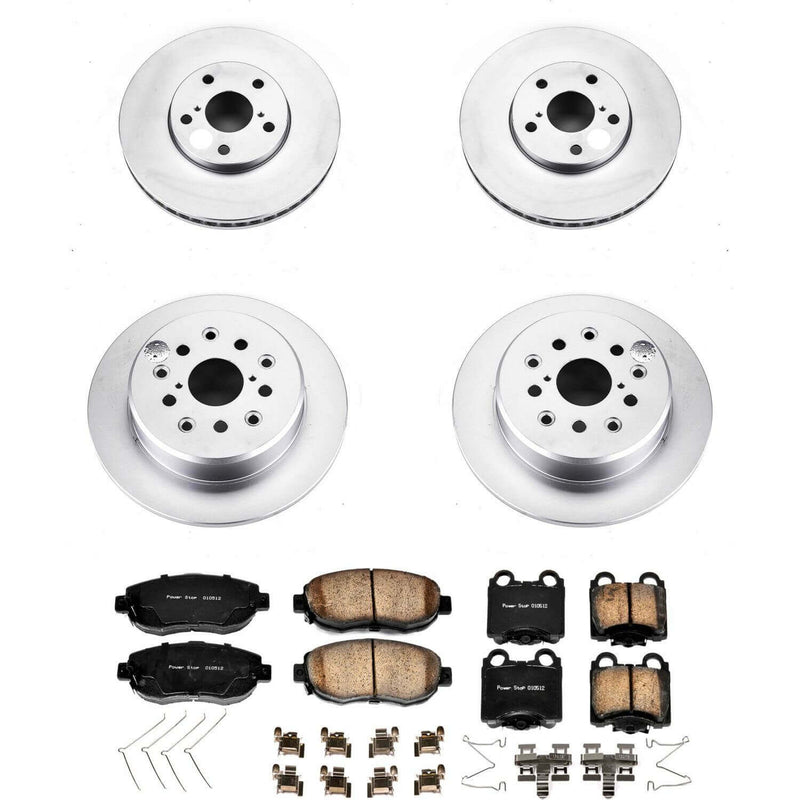 Power Stop CRK1079 - Z17 Evolution Front And Rear Brake Kit vehicle fitment brake part