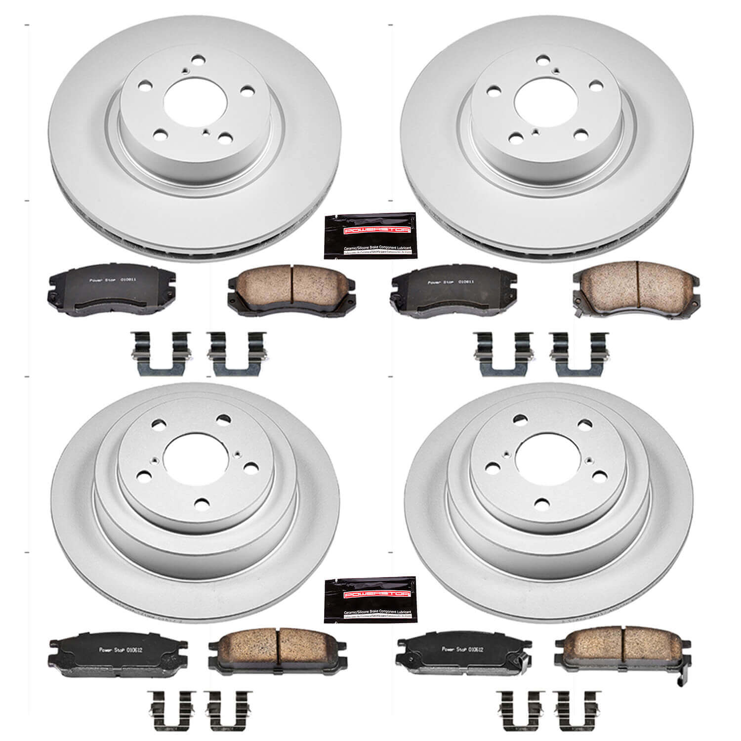 Power Stop CRK1119 - Z17 Evolution Front And Rear Brake Kit vehicle fitment brake part