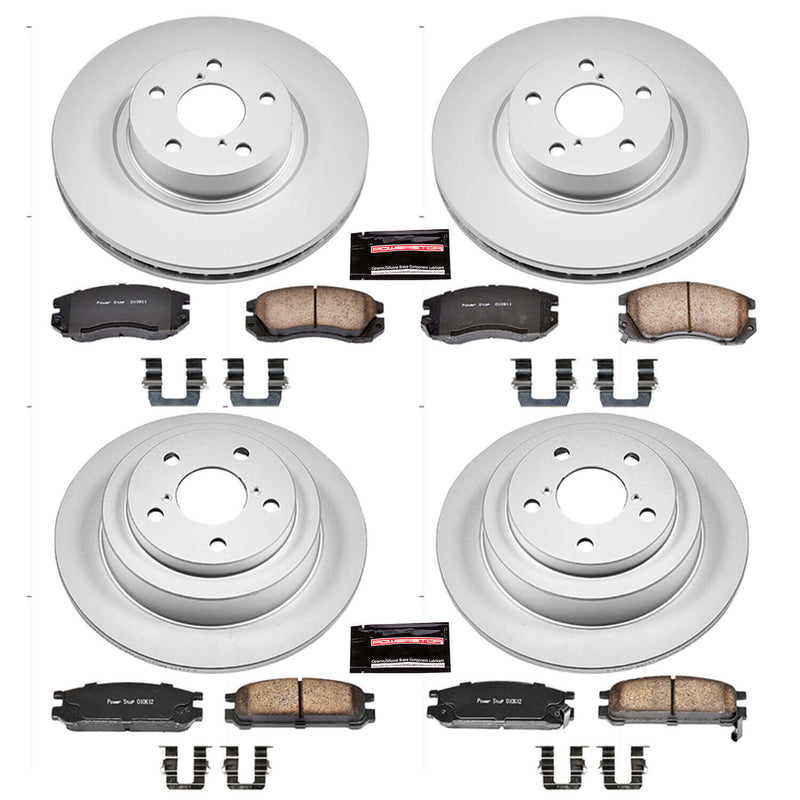 Power Stop CRK1119 - Z17 Evolution Front And Rear Brake Kit vehicle fitment brake part