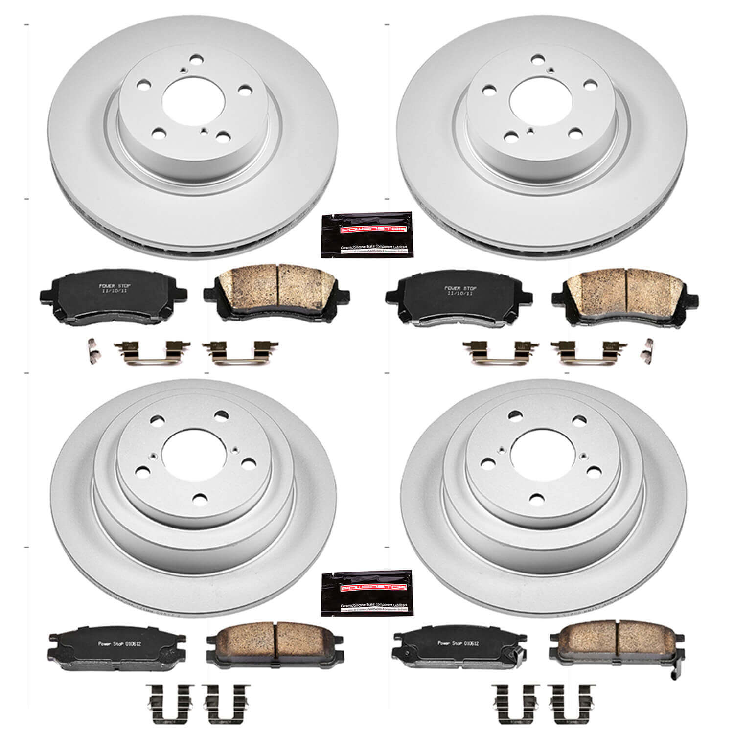 Power Stop CRK1121 - Z17 Evolution Front And Rear Brake Kit vehicle fitment brake part