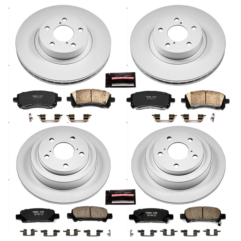 Power Stop CRK1122 - Z17 Evolution Front And Rear Brake Kit vehicle fitment brake part
