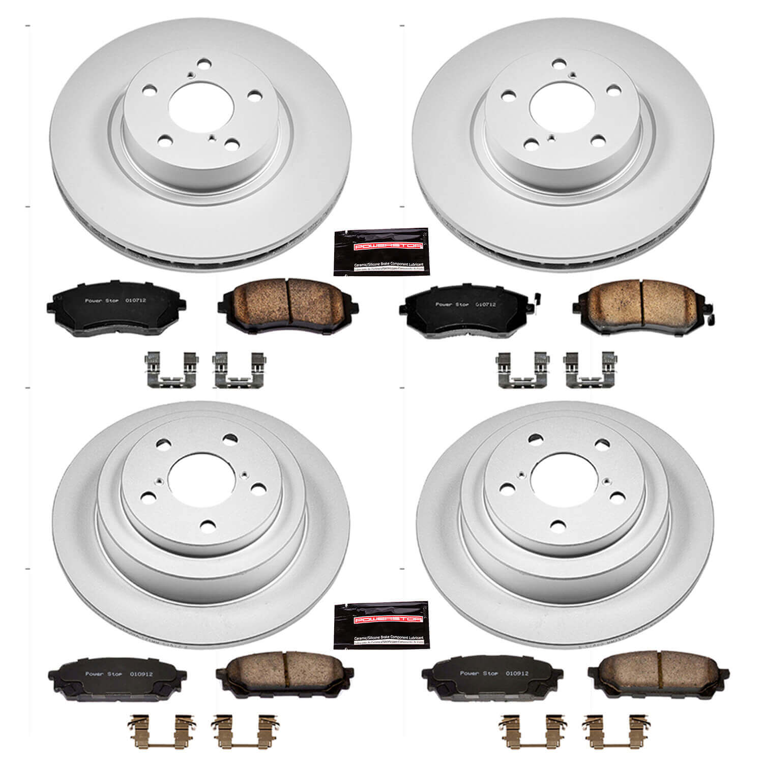 Power Stop CRK1127 - Z17 Evolution Front And Rear Brake Kit vehicle fitment brake part