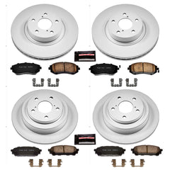 Power Stop CRK1127 - Z17 Evolution Front And Rear Brake Kit vehicle fitment brake part