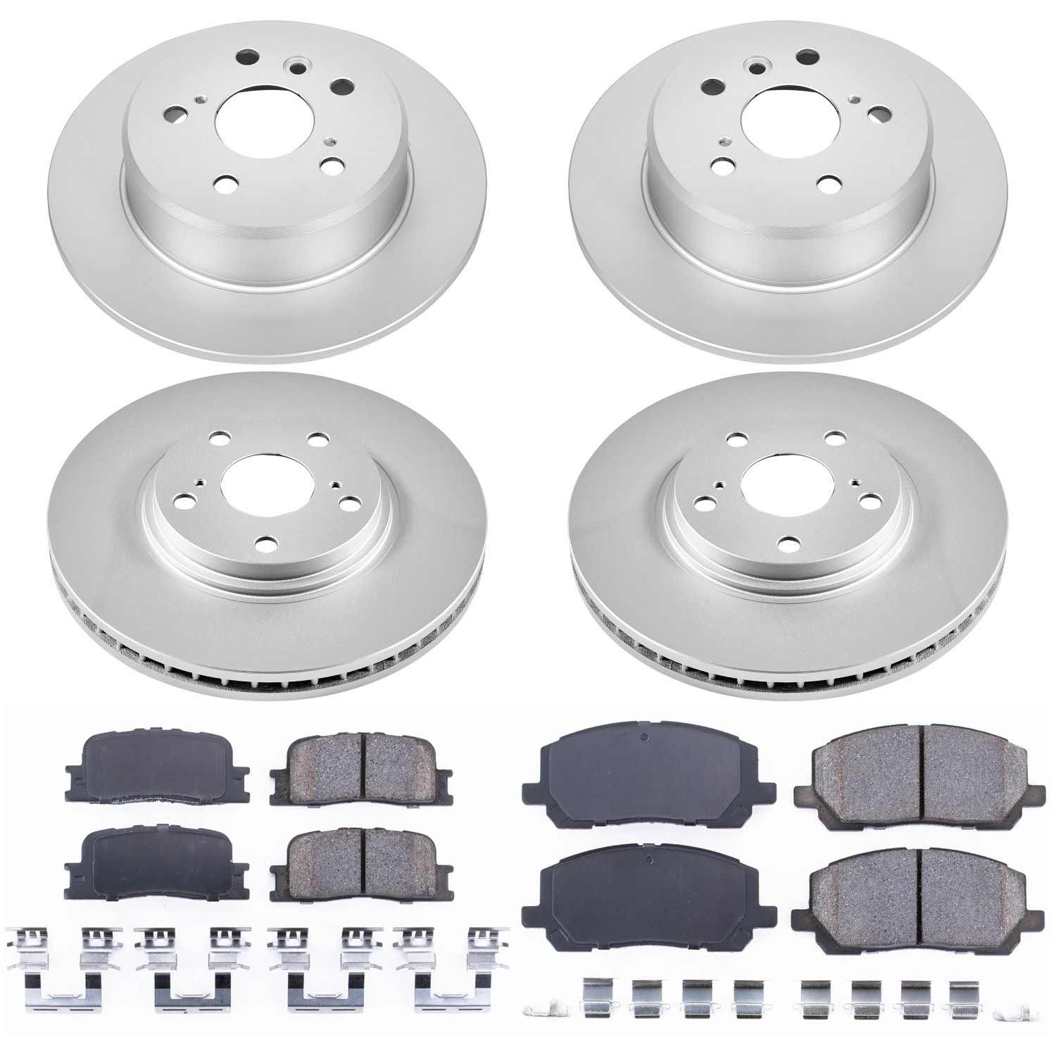 Power Stop CRK1139 - Z17 Evolution Front And Rear Brake Kit vehicle fitment brake part