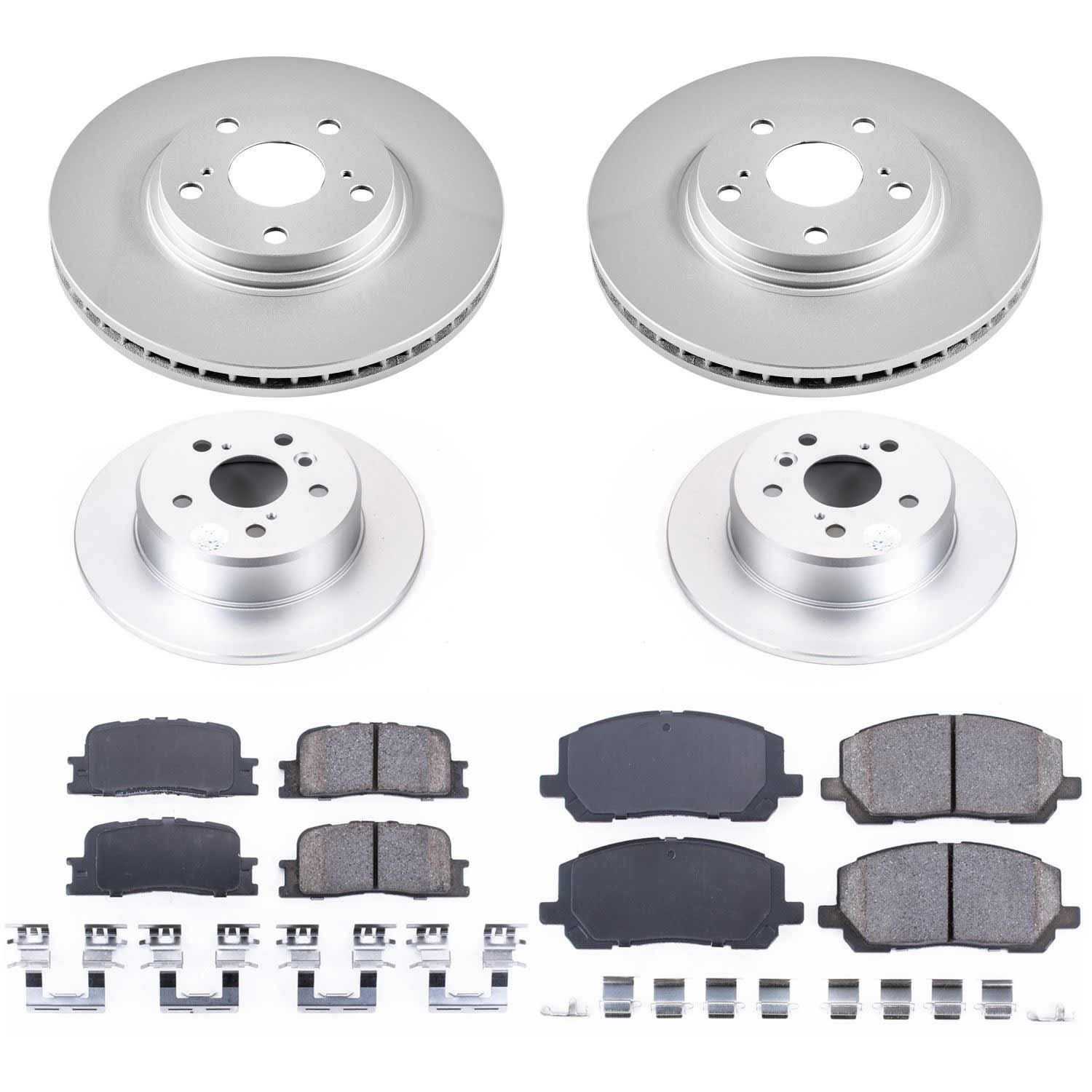 Power Stop CRK1140 - Z17 Evolution Front And Rear Brake Kit vehicle fitment brake part