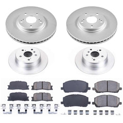 Power Stop CRK1140 - Z17 Evolution Front And Rear Brake Kit vehicle fitment brake part