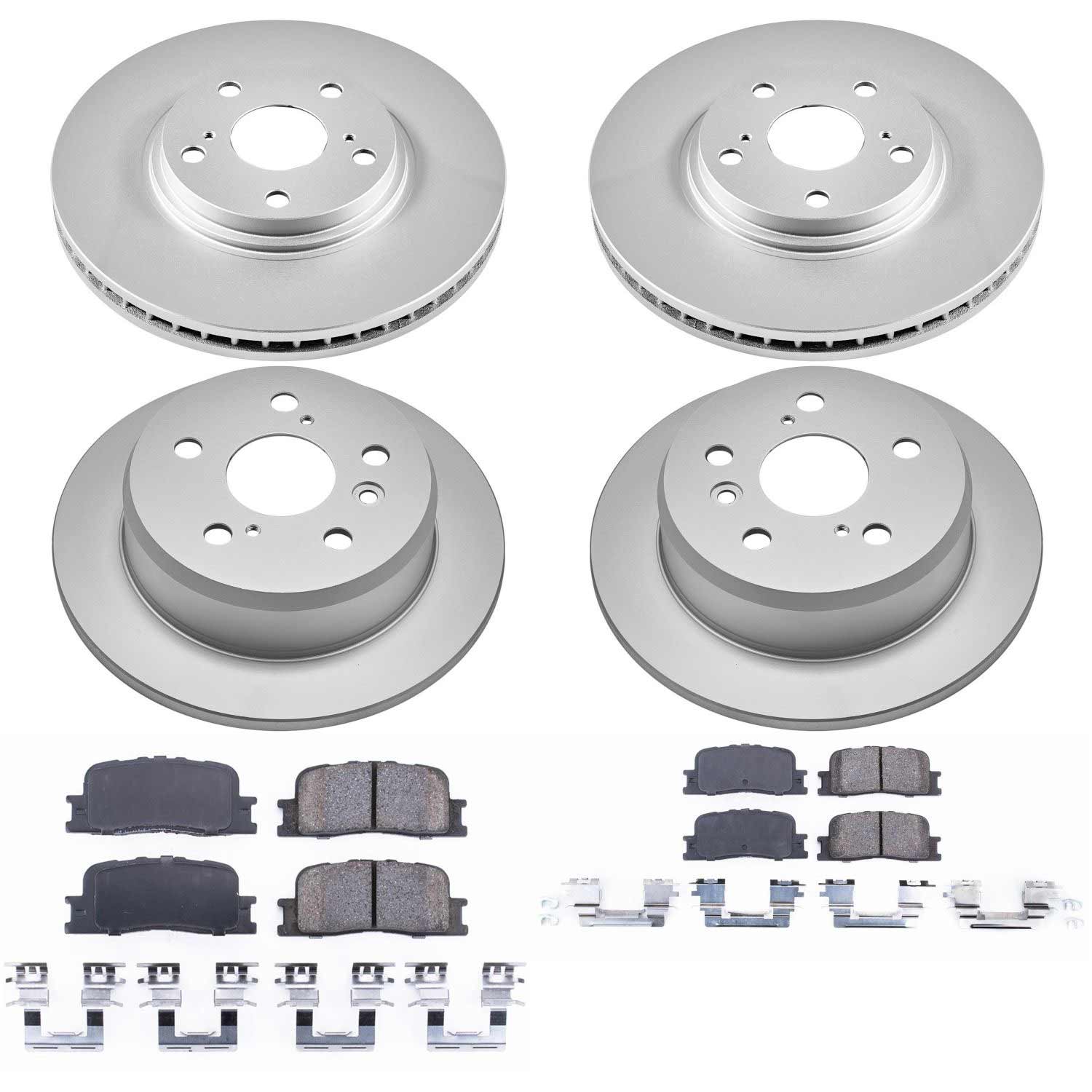 Power Stop CRK1142 - Z17 Evolution Front And Rear Brake Kit vehicle fitment brake part
