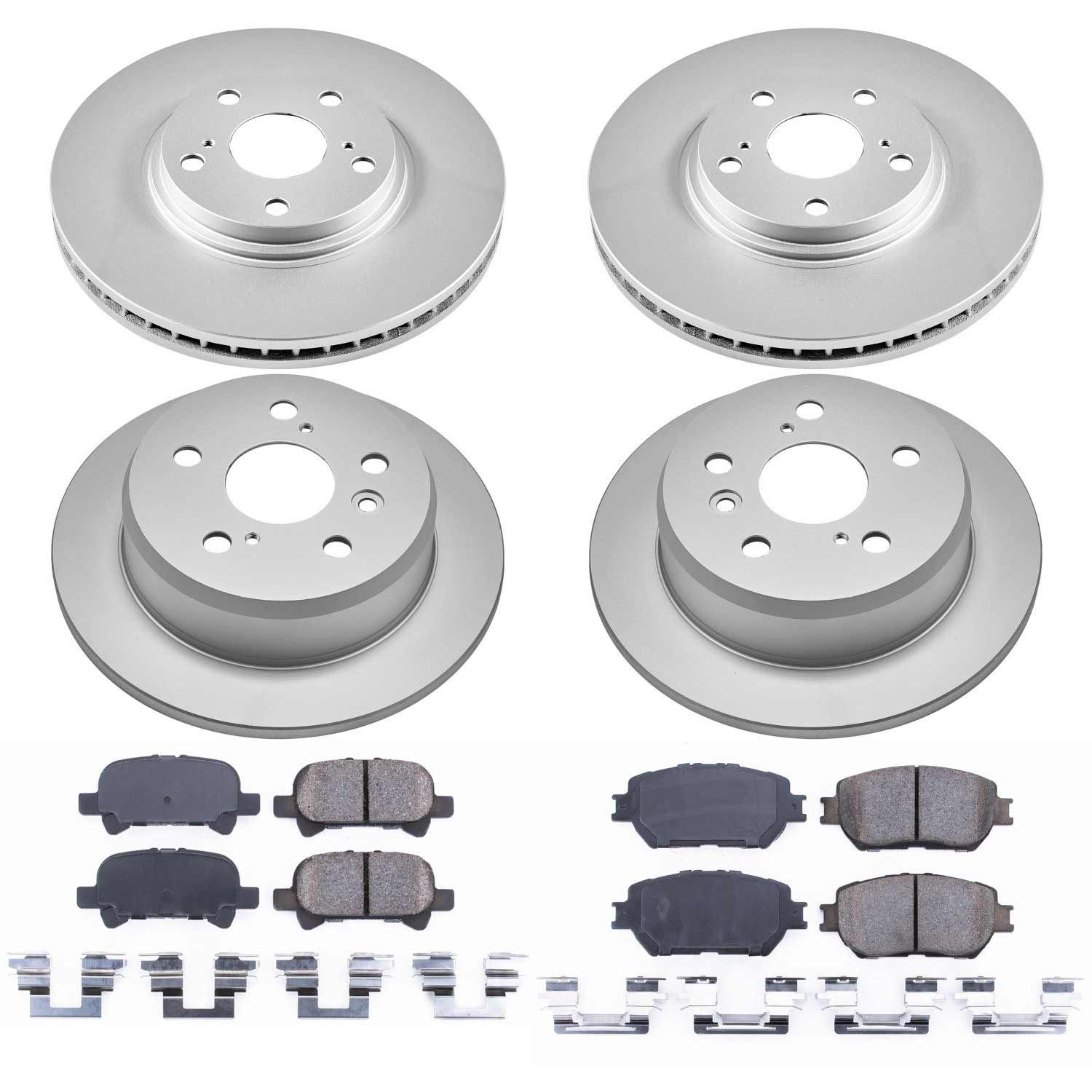 Power Stop CRK1144 - Z17 Evolution Front And Rear Brake Kit vehicle fitment brake part