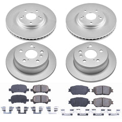 Power Stop CRK1144 - Z17 Evolution Front And Rear Brake Kit vehicle fitment brake part