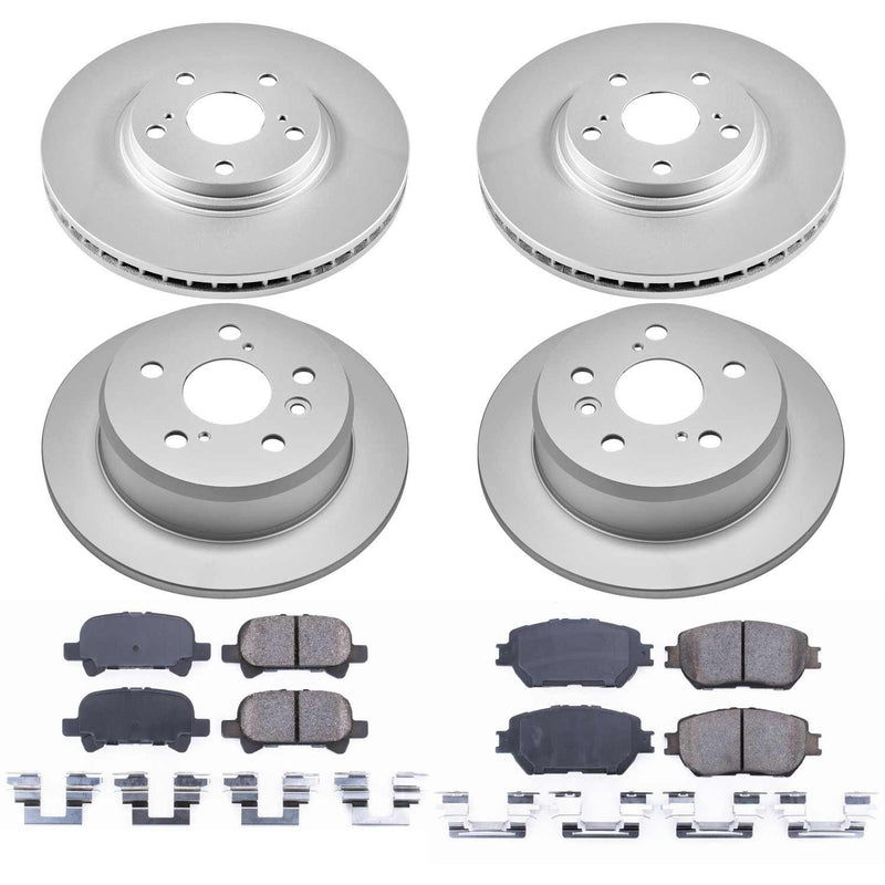 Power Stop CRK1144 - Z17 Evolution Front And Rear Brake Kit vehicle fitment brake part