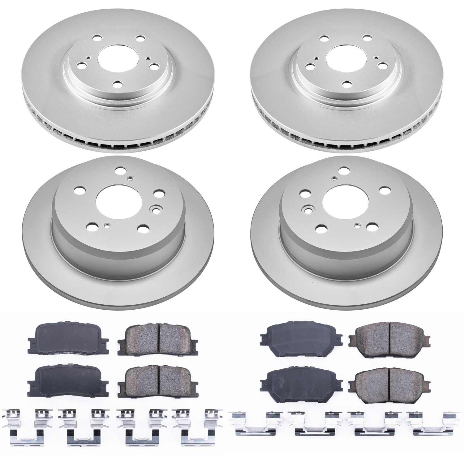 Power Stop CRK1145 - Z17 Evolution Front And Rear Brake Kit vehicle fitment brake part