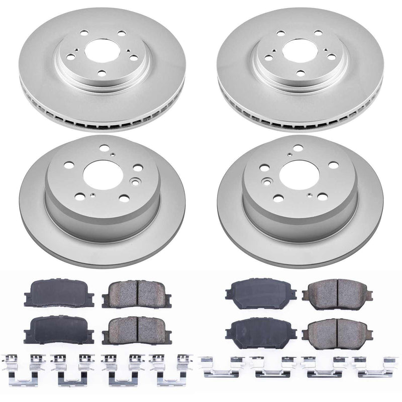 Power Stop CRK1145 - Z17 Evolution Front And Rear Brake Kit vehicle fitment brake part