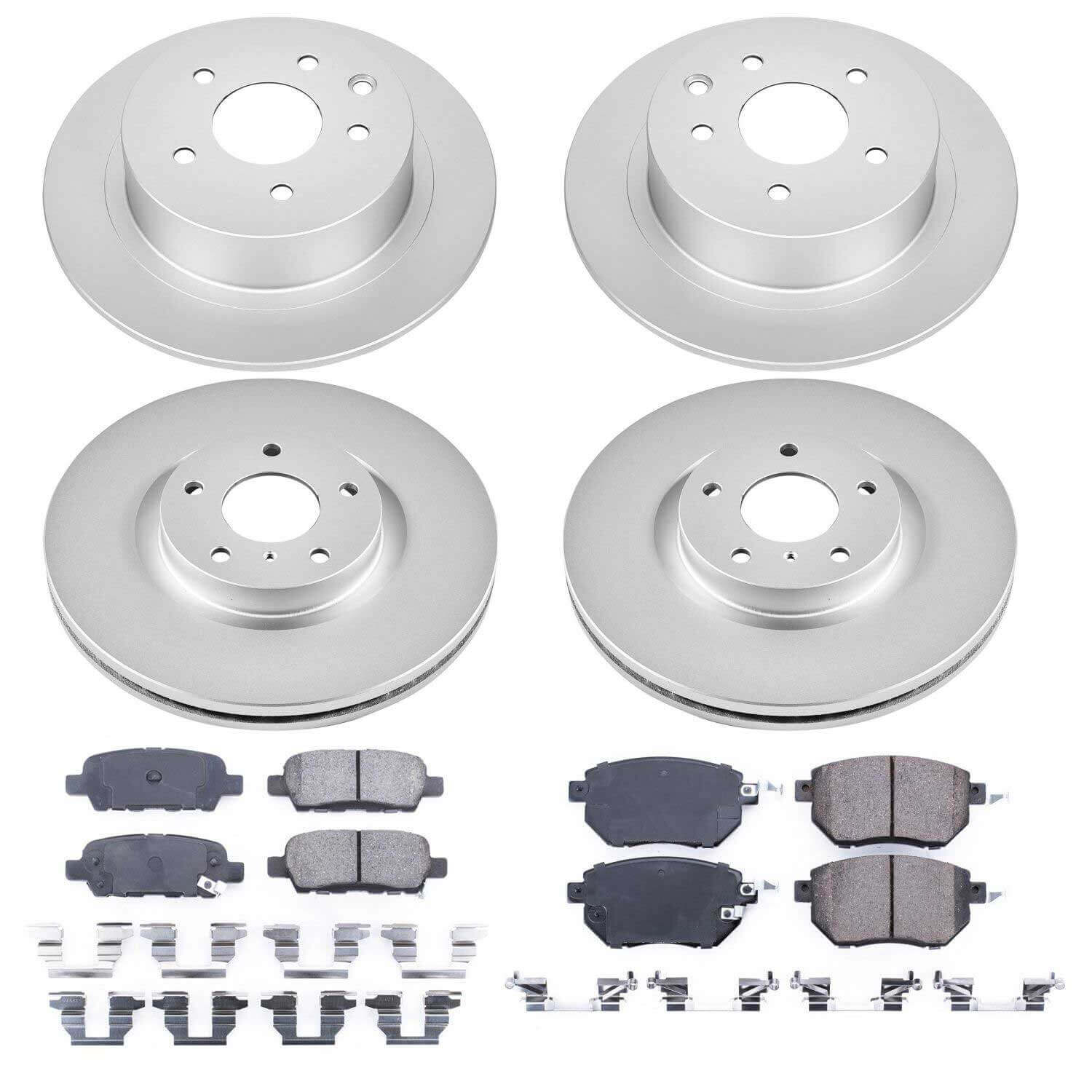 Power Stop CRK117 - Z17 Evolution Front And Rear Brake Kit vehicle fitment brake part