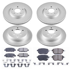 Power Stop CRK119 - Z17 Evolution Front And Rear Brake Kit vehicle fitment brake part