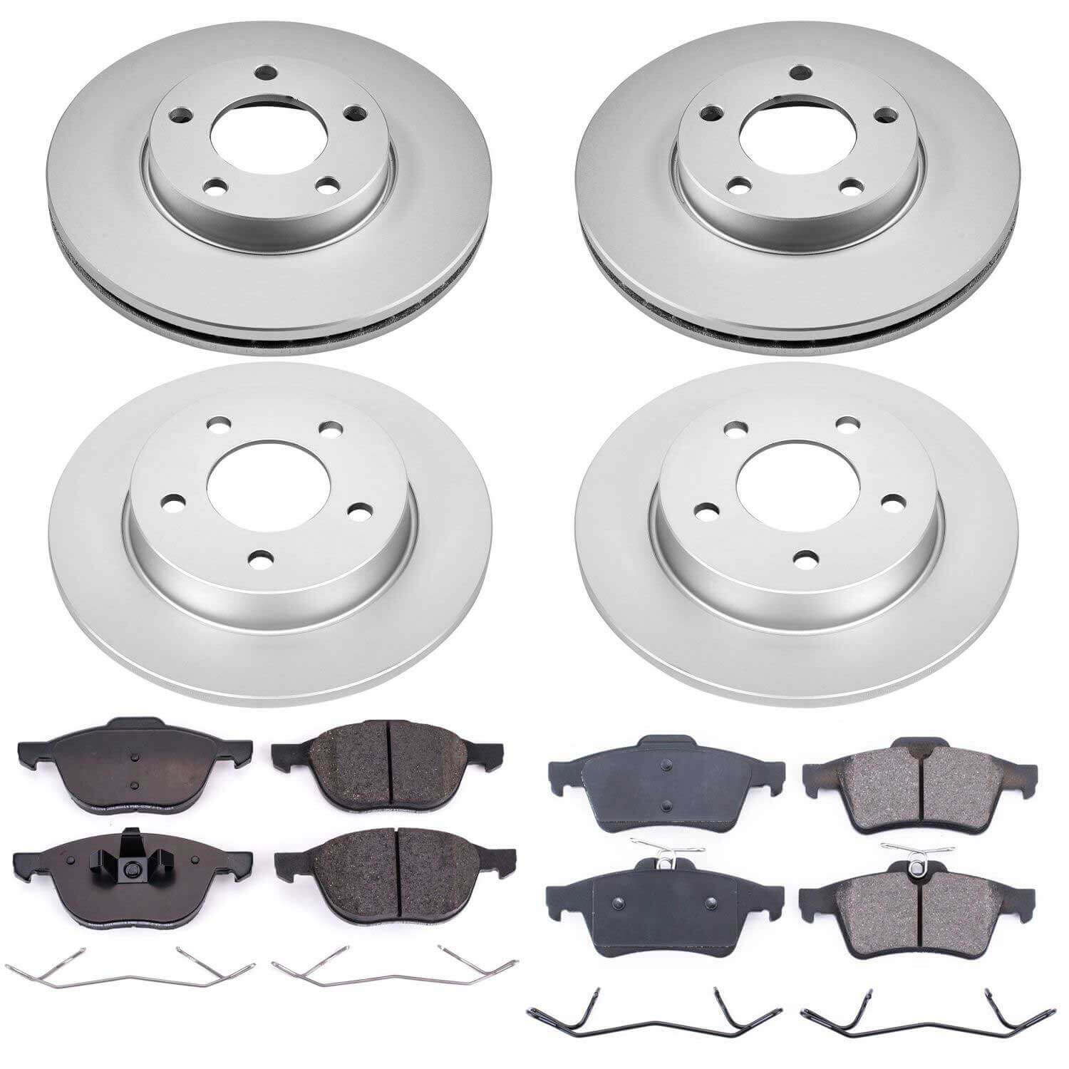 Power Stop CRK121 - Z17 Evolution Front And Rear Brake Kit vehicle fitment brake part