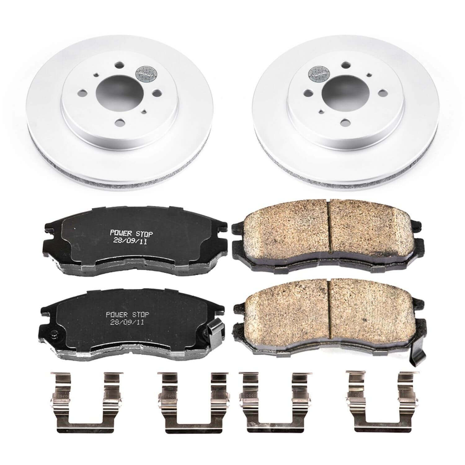 Power Stop CRK1214 Z17 Evolution Front Brake Kit for 1998-2001 Mitsubishi Mirage Sedan (4 Door) product image