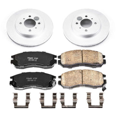 Power Stop CRK1214 Z17 Evolution Front Brake Kit for 1998-2001 Mitsubishi Mirage Sedan (4 Door) product image