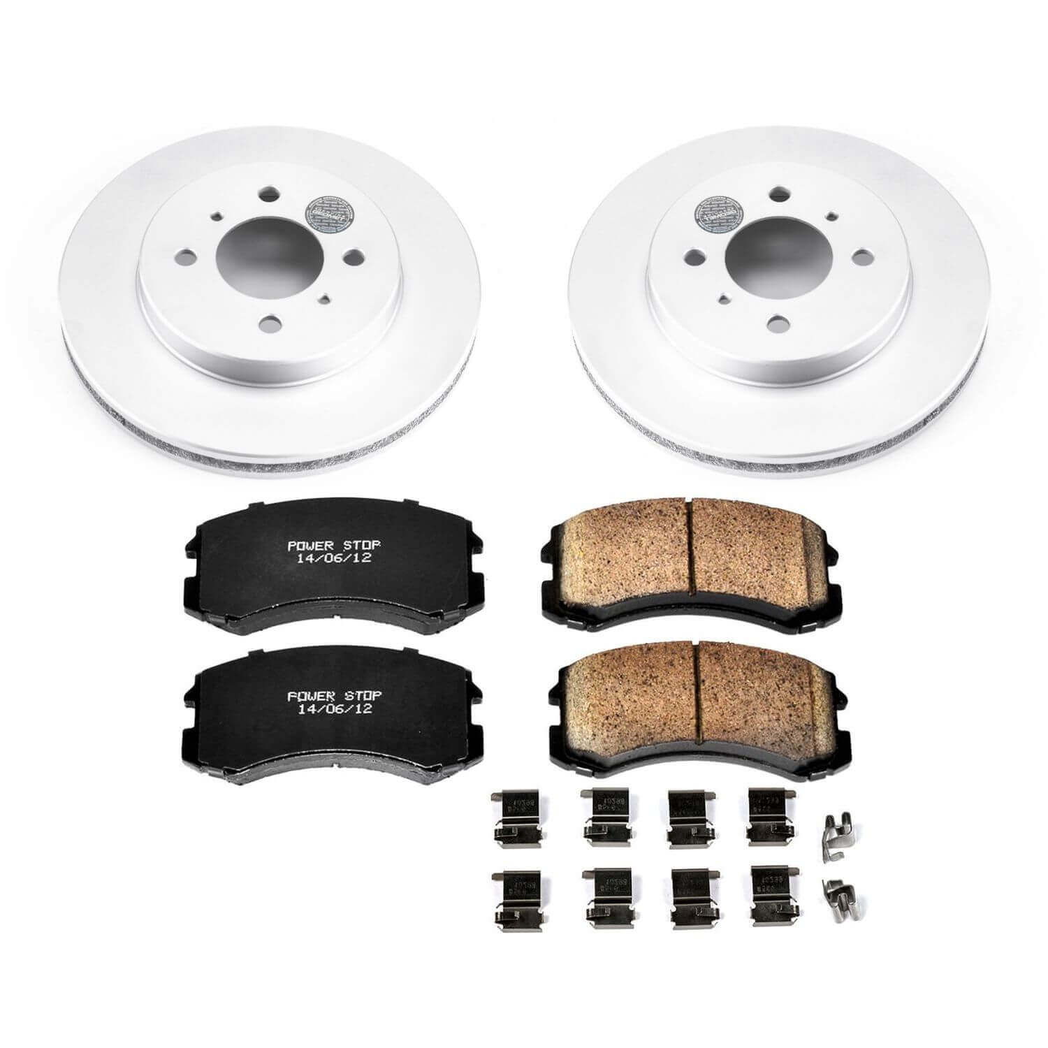 Power Stop CRK1215 Z17 Evolution Front Brake Kit for 2002-2005 Mitsubishi Lancer ES product image