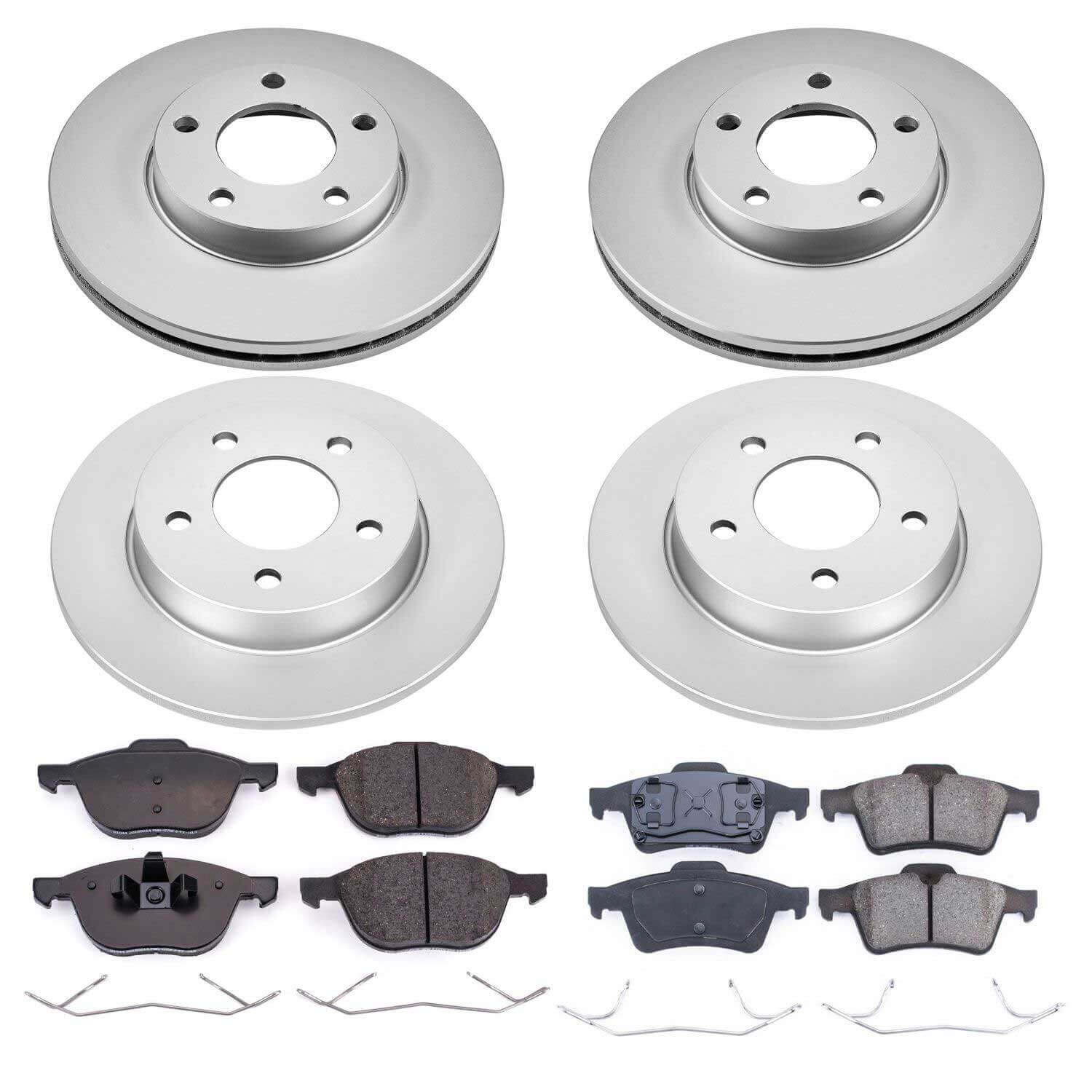 Power Stop CRK122 - Z17 Evolution Front And Rear Brake Kit vehicle fitment brake part