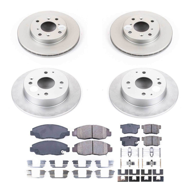 Power Stop CRK1240 - Z17 Evolution Front And Rear Brake Kit vehicle fitment brake part