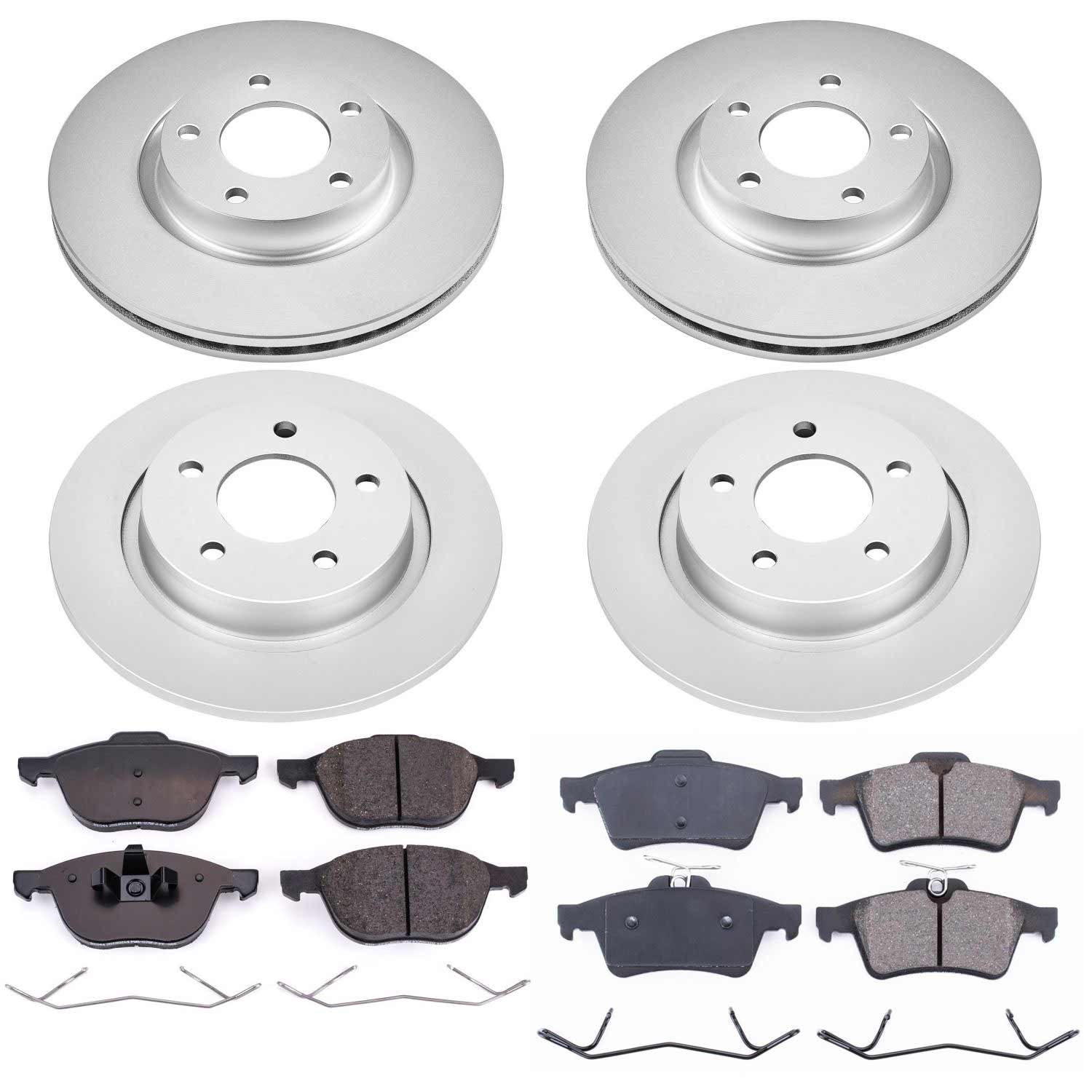Power Stop CRK126 - Z17 Evolution Front And Rear Brake Kit vehicle fitment brake part