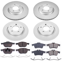 Power Stop CRK126 - Z17 Evolution Front And Rear Brake Kit vehicle fitment brake part