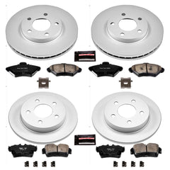 Power Stop CRK1300 - Z17 Evolution Front And Rear Brake Kit vehicle fitment brake part