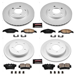 Power Stop CRK1302 - Z17 Evolution Front And Rear Brake Kit vehicle fitment brake part
