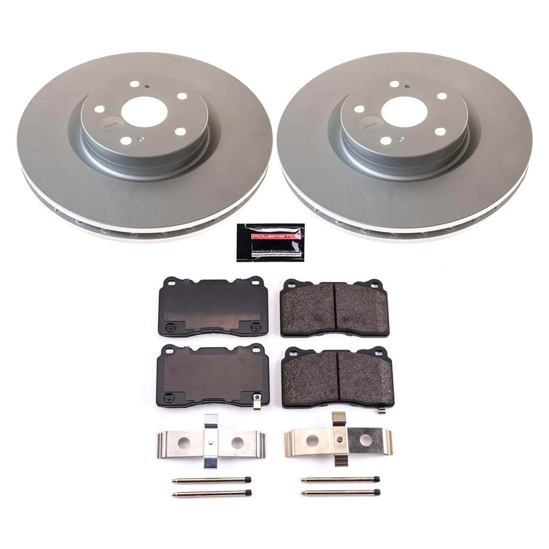 Power Stop CRK131 Front Z17 Evolution Pad And Rotor Kit for 2005-2006 Subaru Impreza WRX STI product image