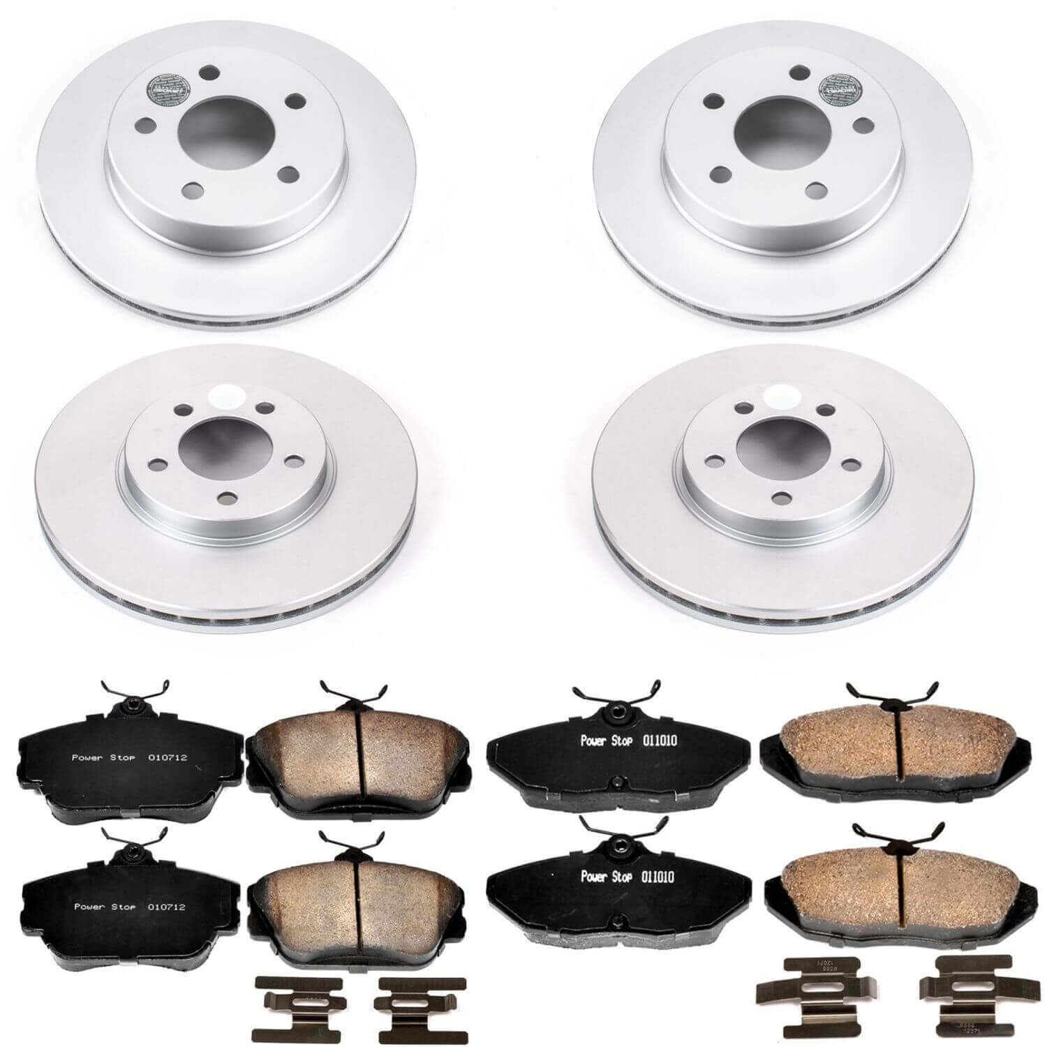 Power Stop CRK1319 Z17 Evolution Front And Rear Pad And Rotor Kit for 1996-1997 Ford Thunderbird Rear Disc product image